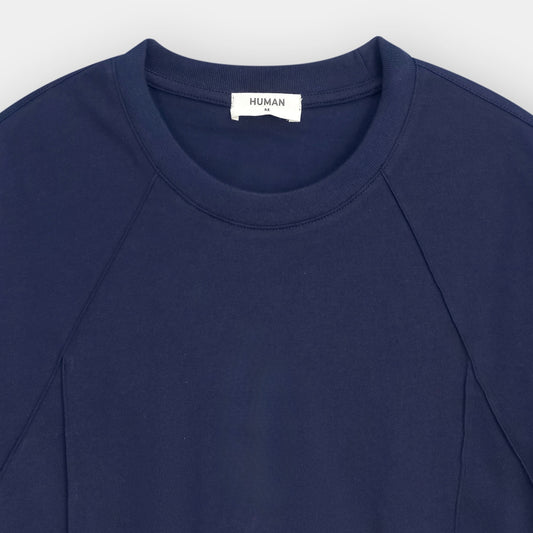 NAVY BLUE MODULAR COTTON TEE