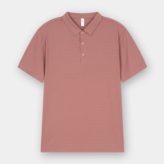 PEACH ZERO STICH TECH POLO