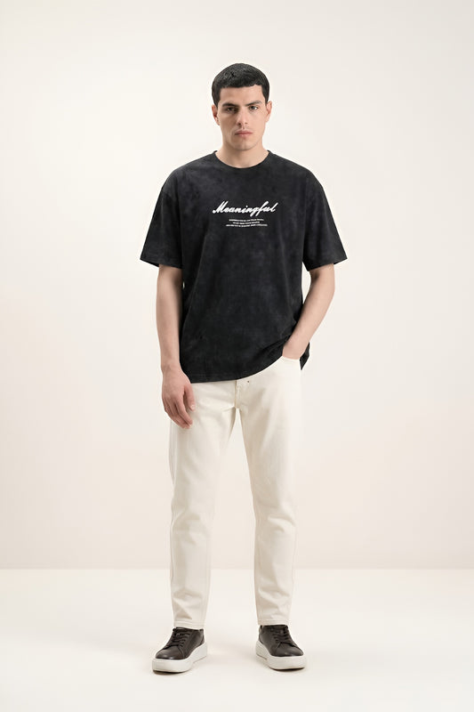 BLACK MEANINGFULL ARTISAN SERIES TEE
