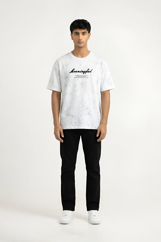 WHITE MEANINGFULL ARTISAN SERIES TEE