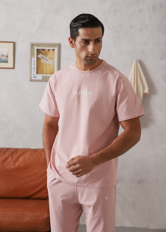 VINTAGE ROSE COTTON LYCRA TRACKSUIT
