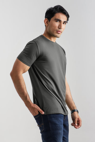 DARK GREY TEE