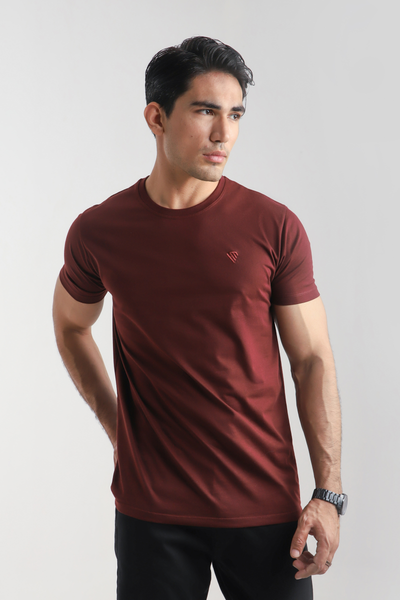 MAROON TEE