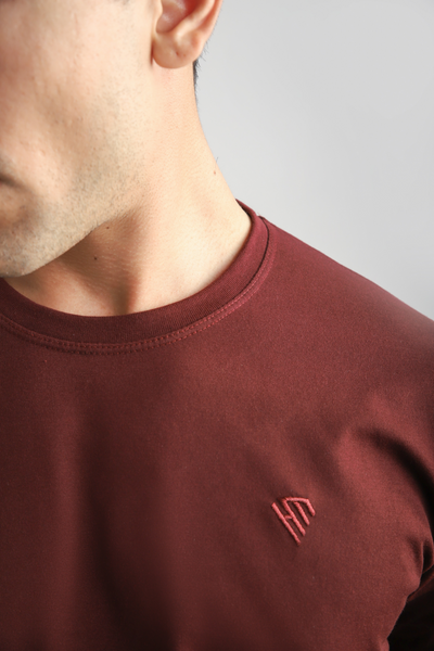 MAROON TEE