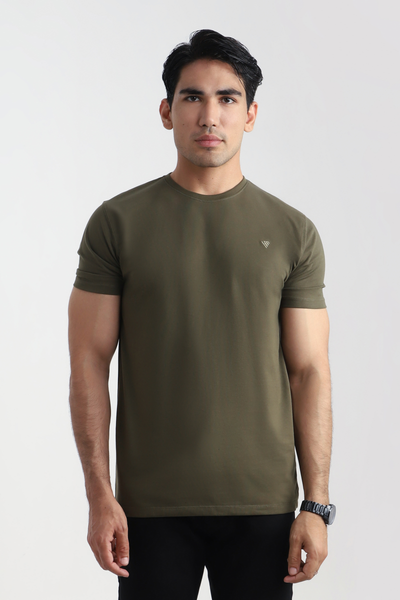 OLIVE GREEN TEE