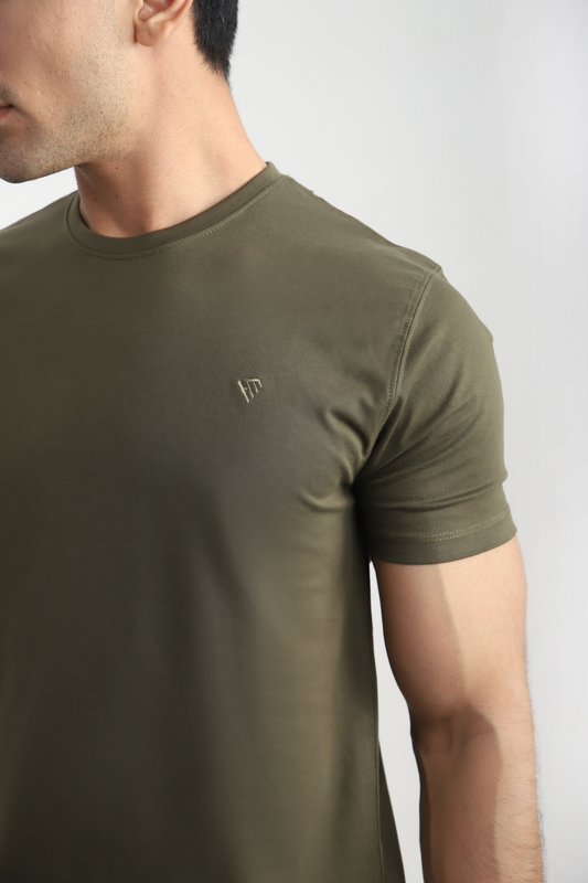 OLIVE GREEN TEE