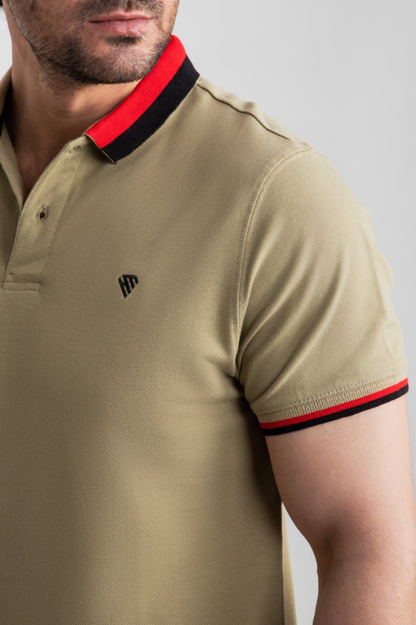 FAWN CONTRAST COLLAR POLO