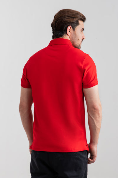 RED BASIC POLO