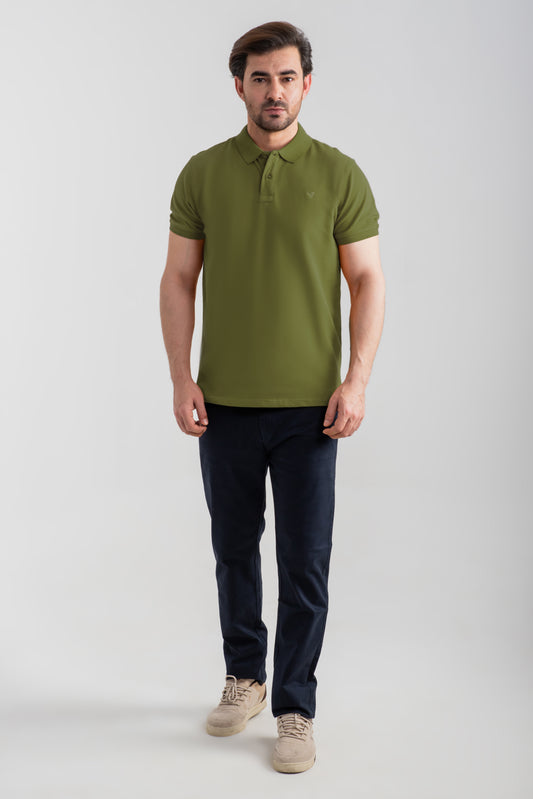 SAGE GREEN BASIC POLO