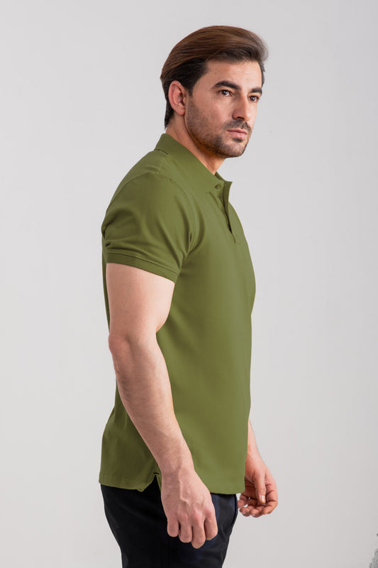 SAGE GREEN BASIC POLO