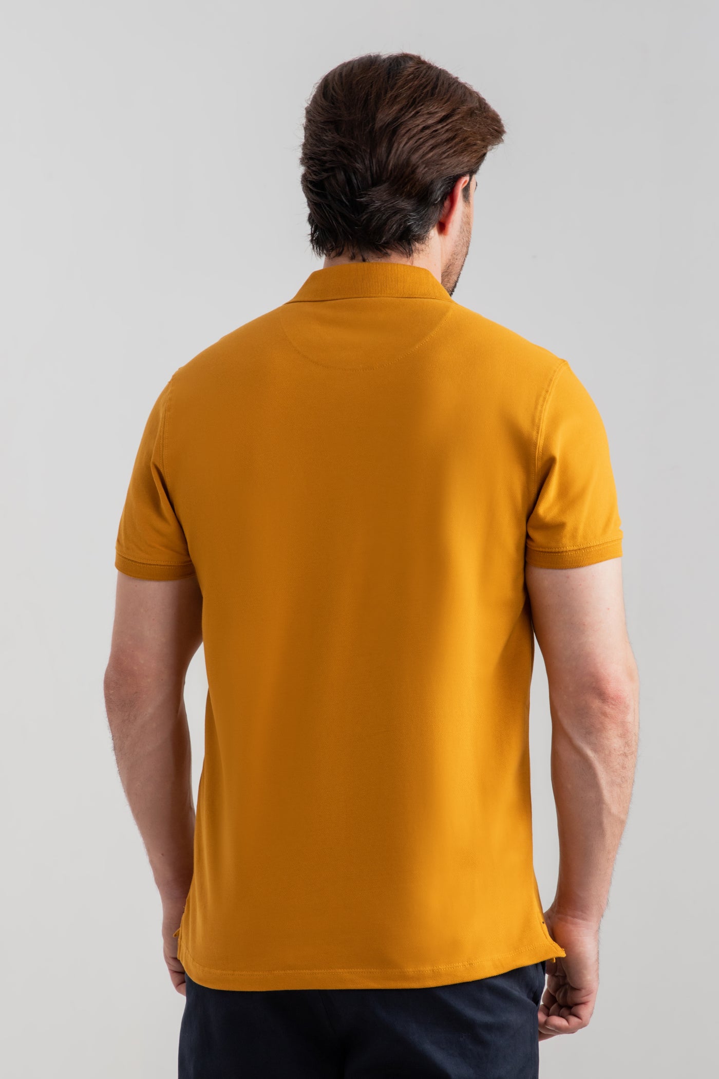 MUSTARD BASIC POLO