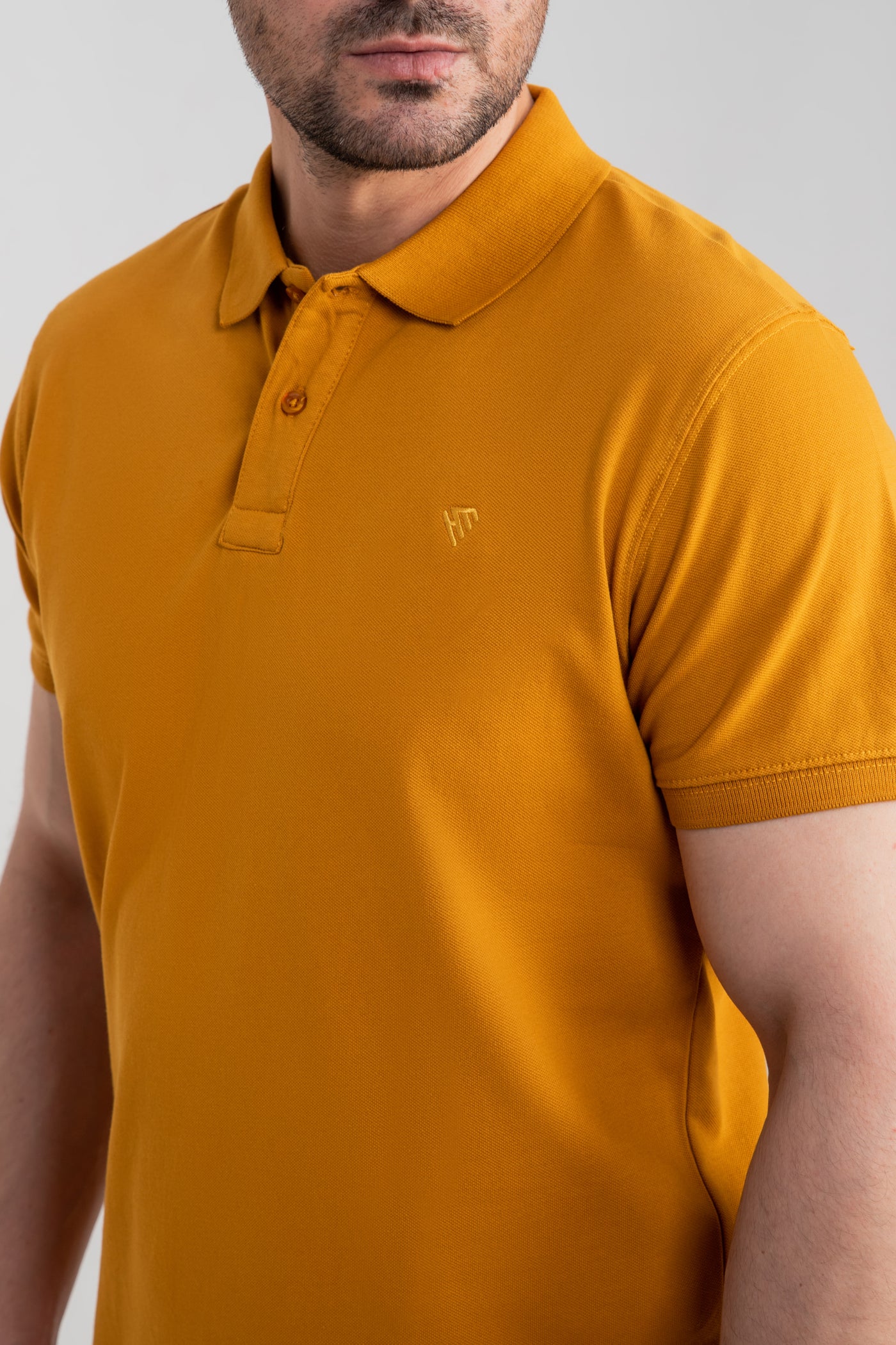 MUSTARD BASIC POLO