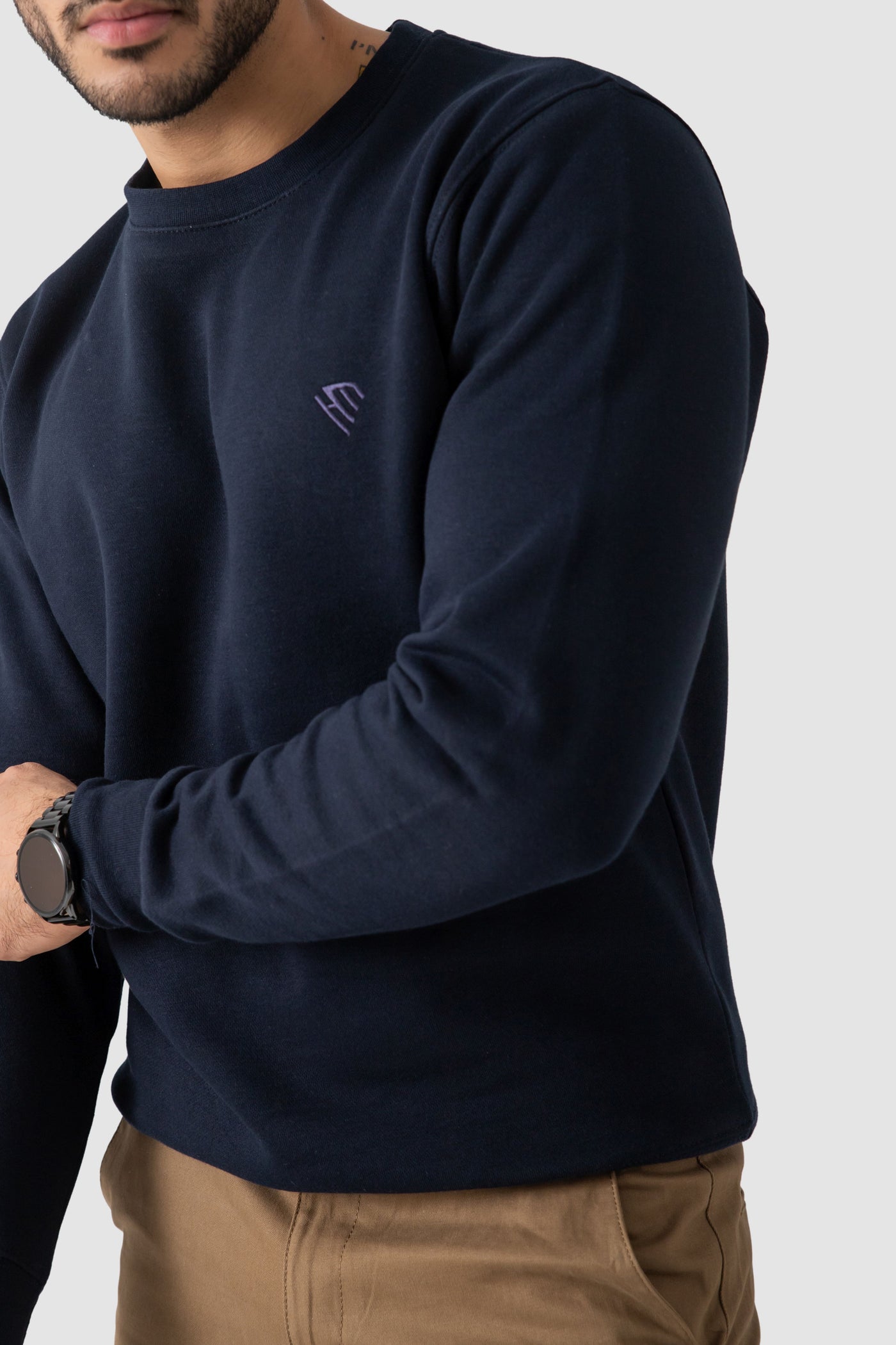 DARK NAVY BLUE SWEATSHIRT