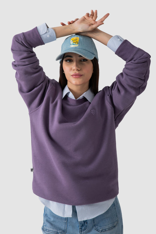 WOMEN ASH LAVENDER SWEATSHIRT