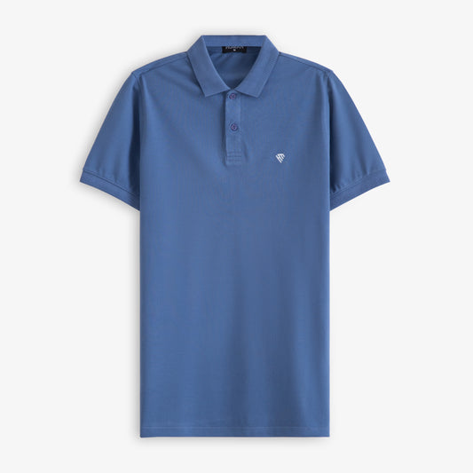 DENIM BLUE BASIC POLO
