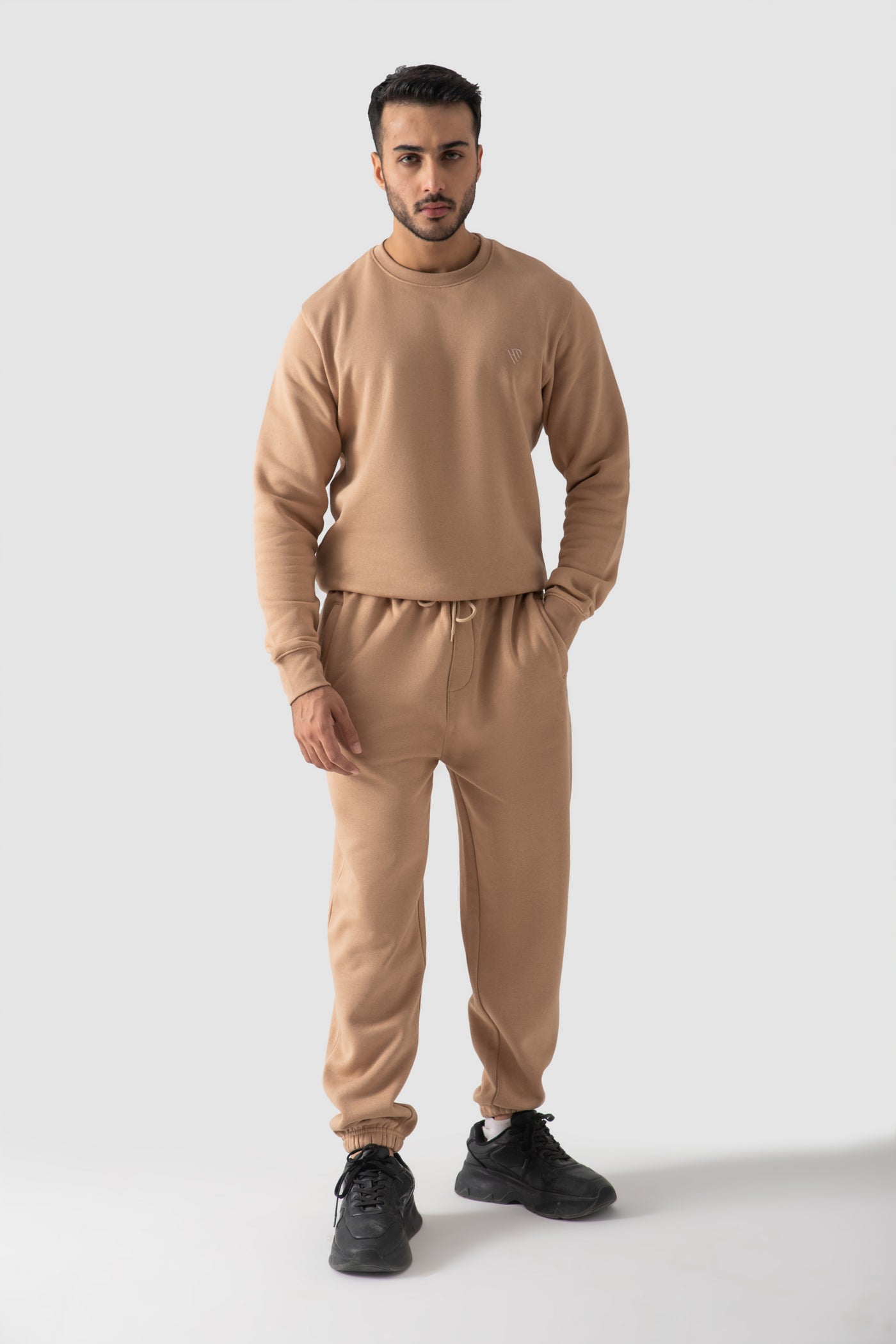 JOGGER PANTS-CAMEL