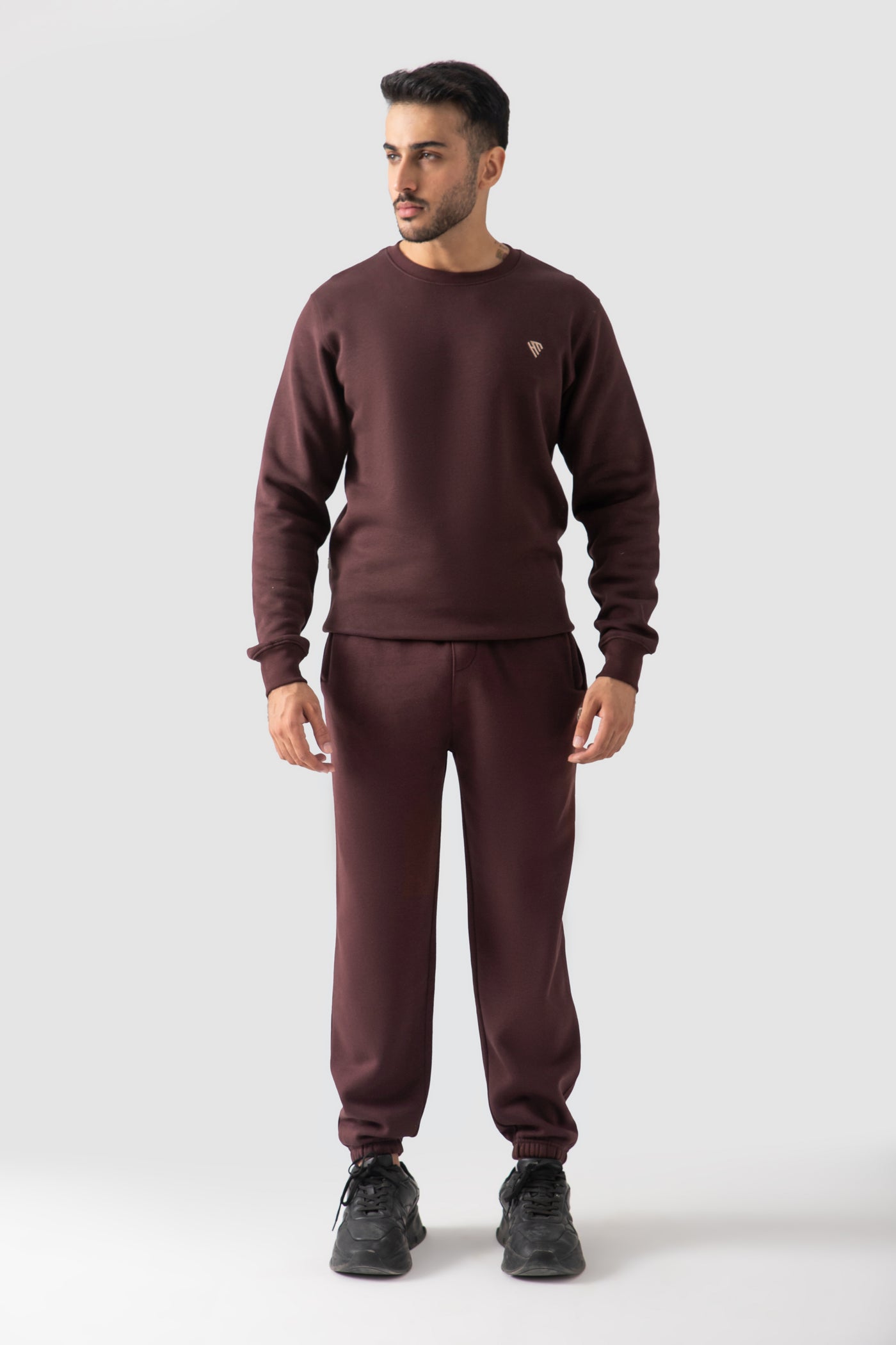 JOGGER PANTS-CHOCOLATE BROWN