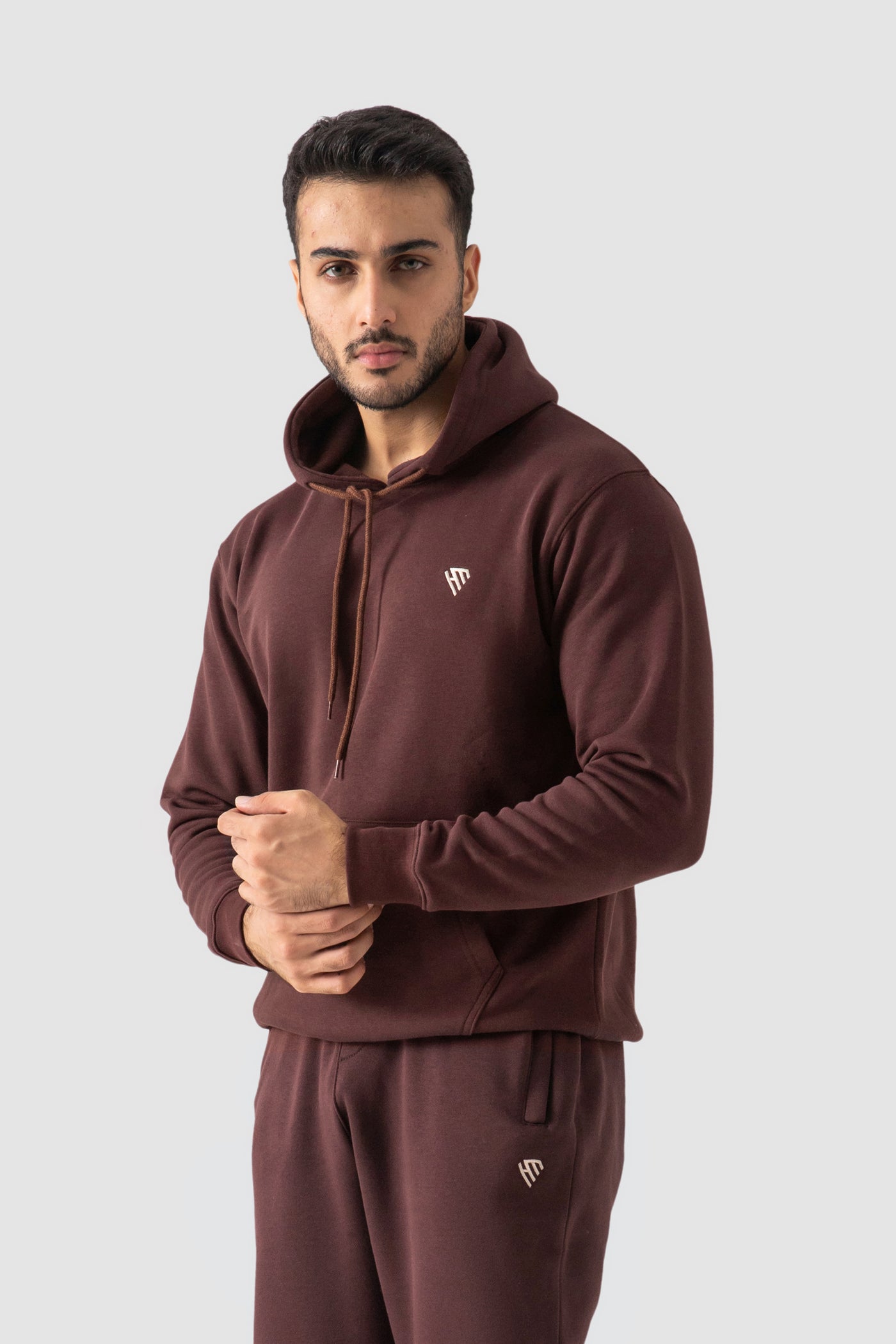 PULLOVER HOODIE-CHOCOLATE