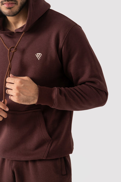 PULLOVER HOODIE-CHOCOLATE