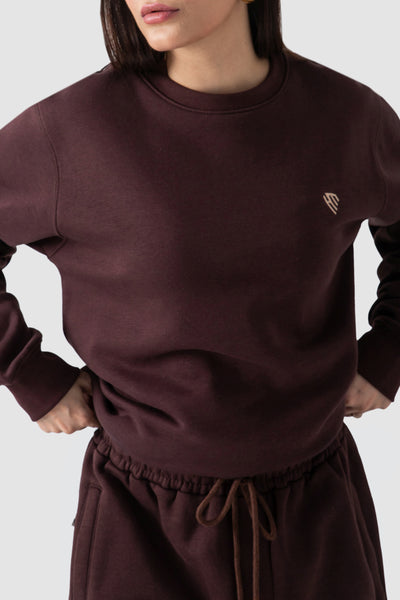 CHOCOLATE BROWN SWEATSHIRT