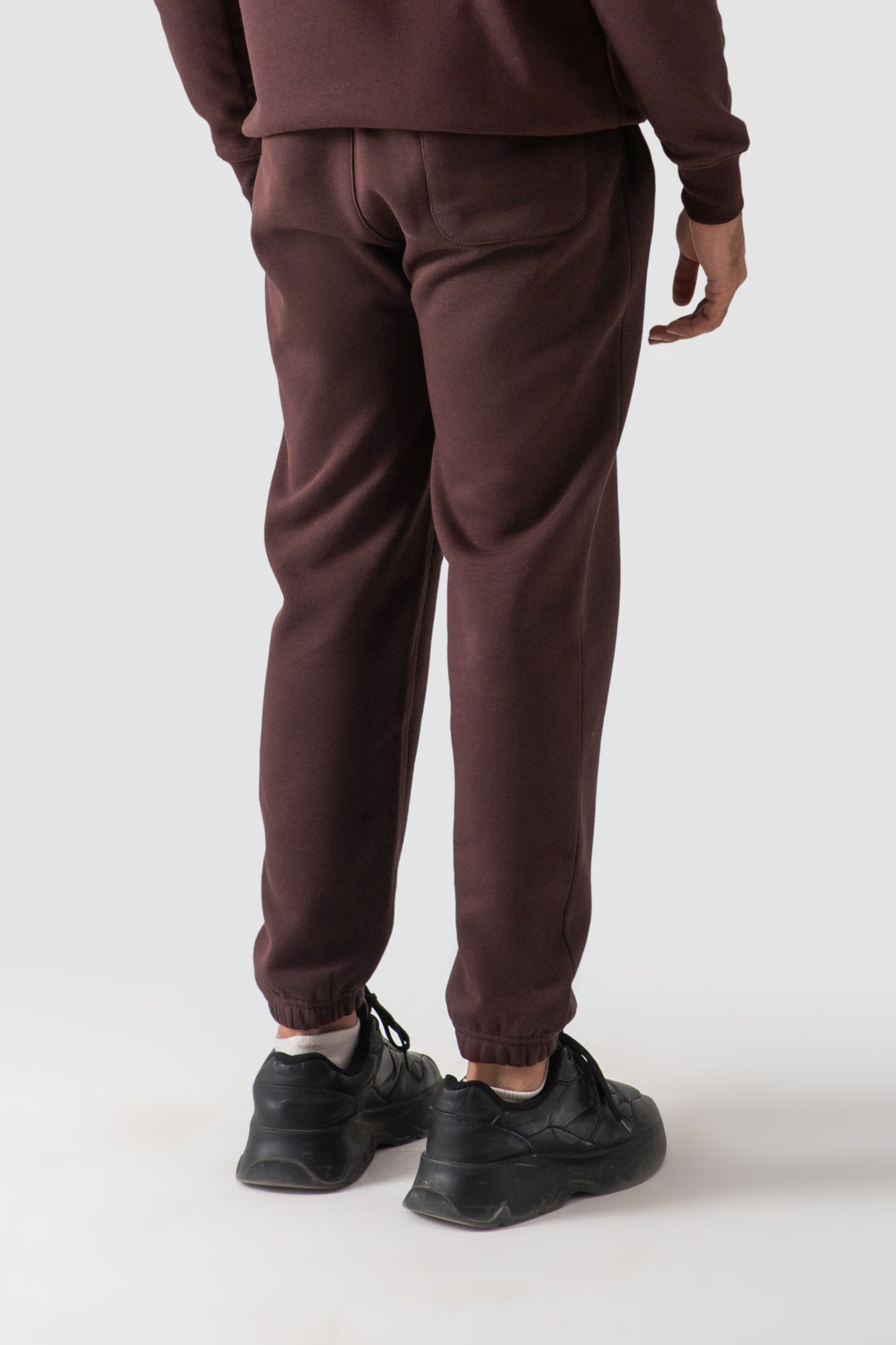 JOGGER PANTS-CHOCOLATE BROWN