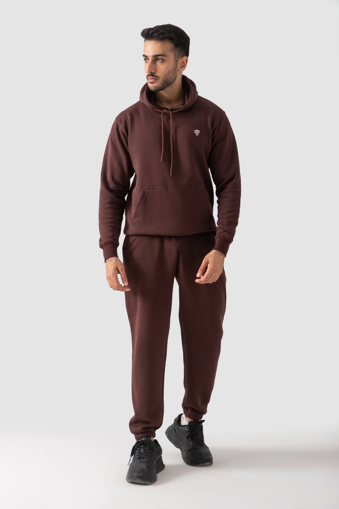 PULLOVER HOODIE-CHOCOLATE