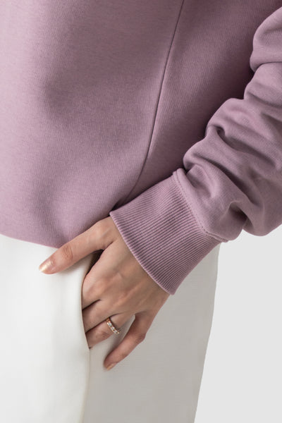 MAUVE SWEATSHIRT