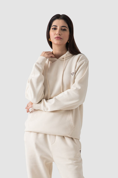 OFF WHITE FLEECE CO-ORD SET