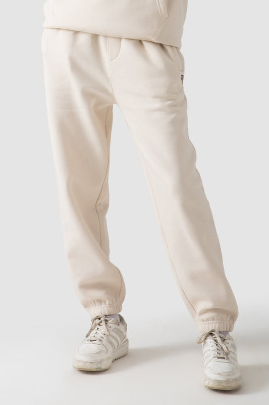 WOMEN JOGGER PANTS-OFF WHITE