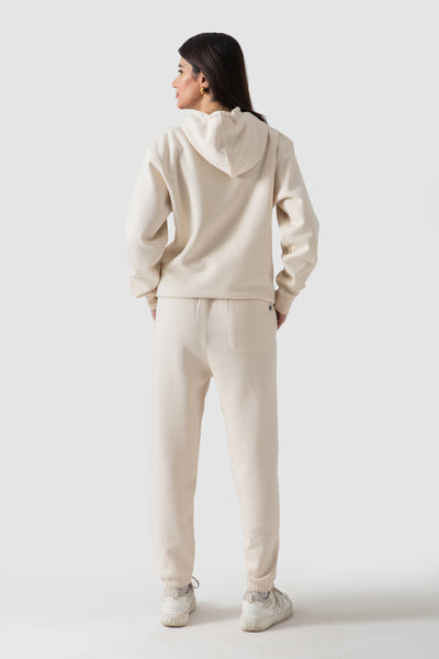 OFF WHITE FLEECE CO-ORD SET