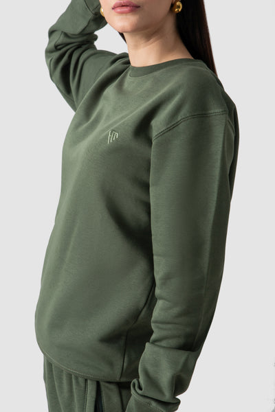 OLIVE GREEN SWEATSHIRT