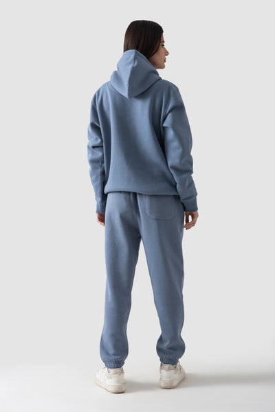 STEEL BLUE FLEECE CO-ORD SET