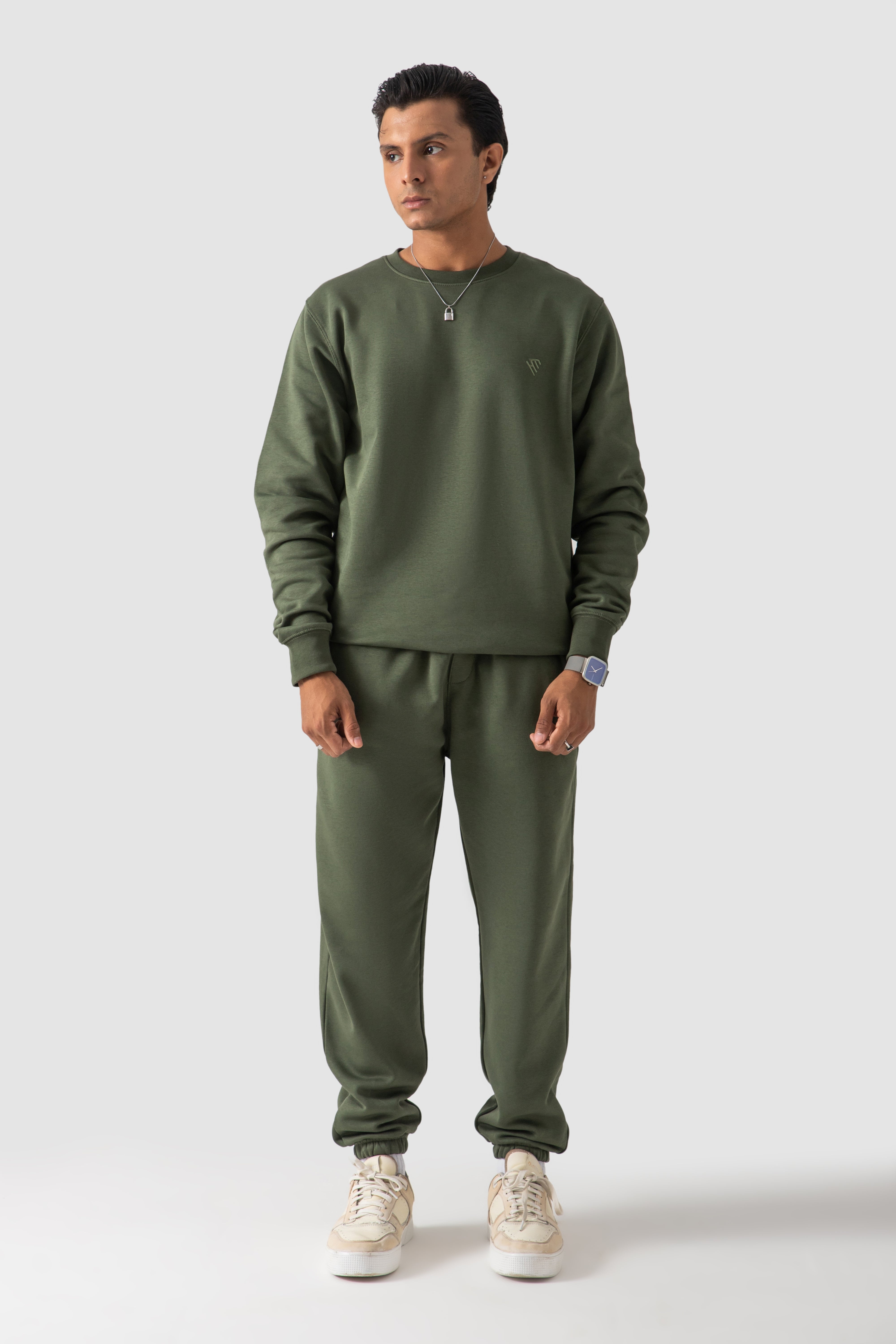 Olive green tracksuit online