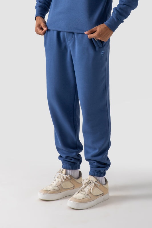 JOGGER PANTS-DENIM BLUE